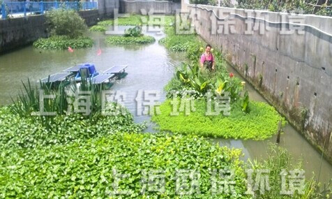 生态浮岛,太阳能曝气机,黑臭河道治理技术