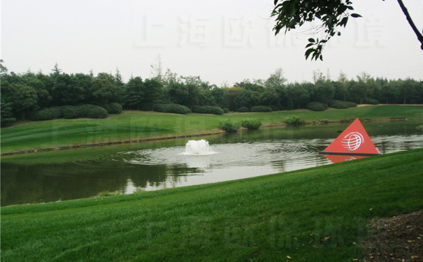 浮水喷泉曝气机在佘山高尔夫景观湖治理中应用（三）